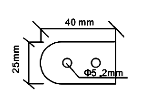 4 HOLES CORNER BRACE