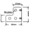 LARGE CORNER BRACE