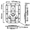 LARGE LATCH WITH EAR